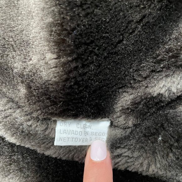 JONES NEW YORK VEST FULL ZIP FAUX FUR LINED WOMENS L ANIMAL PRINT POCKETS ARTSY - Picture 7 of 10